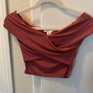 Mauve crop top